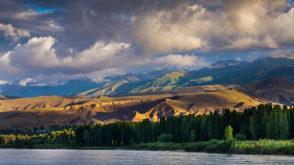 Paysage du Kirghizistan