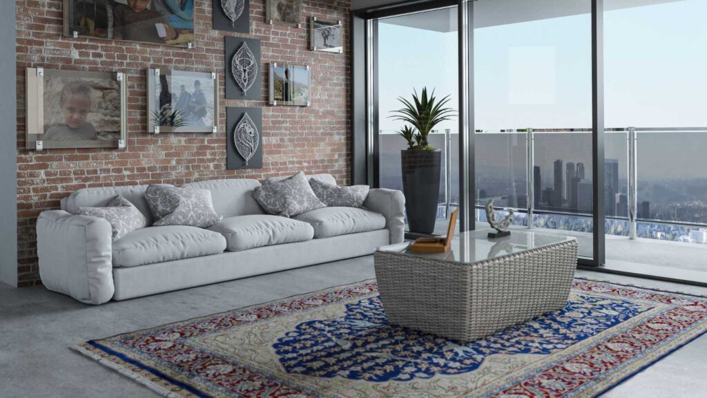 Tapis dans un salon