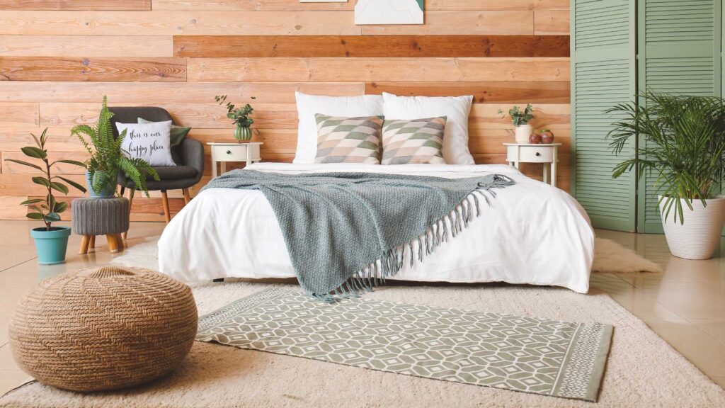 Tapis dans une chambre