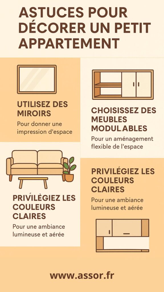 astuces pour décorer petit appartement